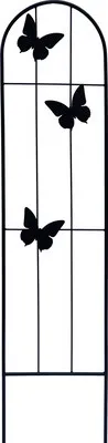 Produktbild von Rankgitter Lafiora Schmetterling Metall 20 x 90 cm schwarz