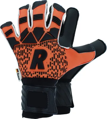 Produktbild von Real Mega Torwarthandschuhe - Orange / Schwarz  | Größe: 10