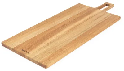 Servierbrett aus Akazienholz, 60 cm, mit Griff und Aufhängering