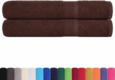 Immagine prodotto di Asciugamani FROGN 2 pz Marrone 100x200 cm 360 g/m²