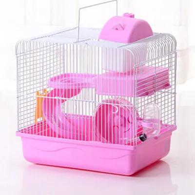Produktbild von Käfig für Hamster oder Mäuse Kleine Nagetiere,Rosa