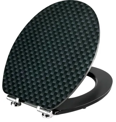 Produktbild von CORNAT Art of Acryl WC-Sitz CARBON, KSDSC319