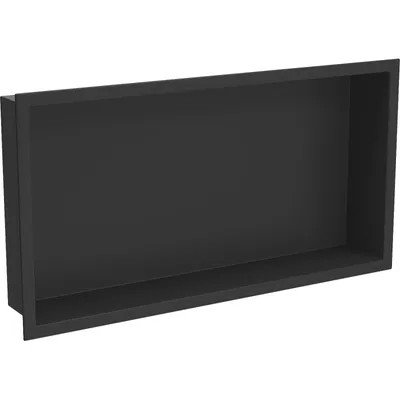 Produktbild von Mexen X-Wall-R Einbauregal mit Flansch 60 x 30 cm, Schwarz - 1970603010