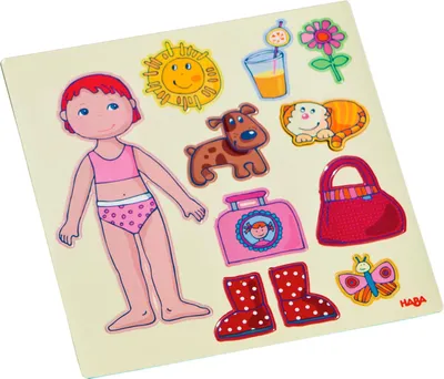 Produktbild von HABA Magnetspiel-Box Anziehpuppe Lilli, 3 Jahr(e)