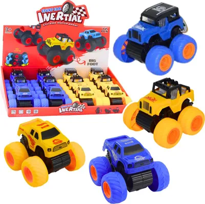 Produktbild von Geländegängiger Kletterwagen Mit Antrieb Gelb Blau