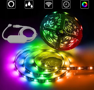 Zdjęcie produktu dla Pasek Taśma LED RGB 5m Sterowanie WiFi TUYA SMART