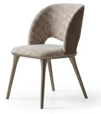 Obrázok produktu pre Moderná béžová stolička, elegantná jedálenská stolička, dizajnová kuchynská stolička