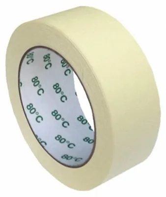 Produktbild von 6x Kreppband Kreppklebeband Montageband PLUS bis 80° C beige 38mm x 50m