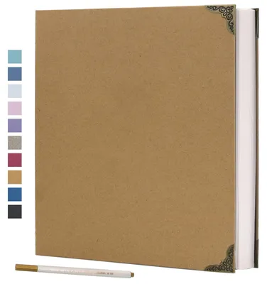 Selbstklebendes Fotoalbum, 60 Seiten, 30x30 cm, 3 Ringe, DIY