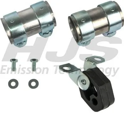 Produktbild von HJS Montagesatz Schalldämpfer 82 11 9259 Mitte für VW POLO (9N)