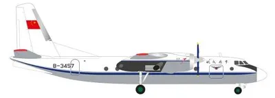 Zdjęcie produktu dla Herpa Wings 1:200 Xian Y-7 (AN-24) CAAC Airlines 573016