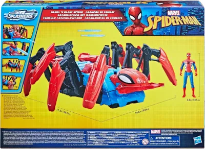 Zdjęcie produktu dla Figurka akcji Hasbro Spiderman Crawl n Blast Spider
