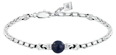 Produktbild von Herrenarmband mit Lapislazuli Pietre S1749