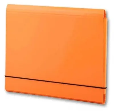 Image de Pochette A4 à rabats avec élastique, orange, PENMATE