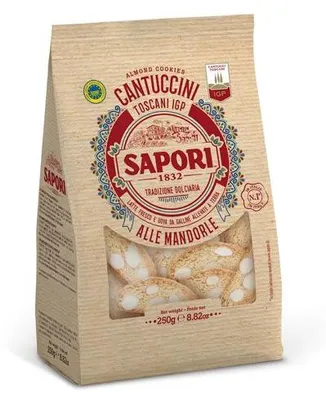 Obrázek produktu pro Cantuccini s mandlemi 100 g – Sapori