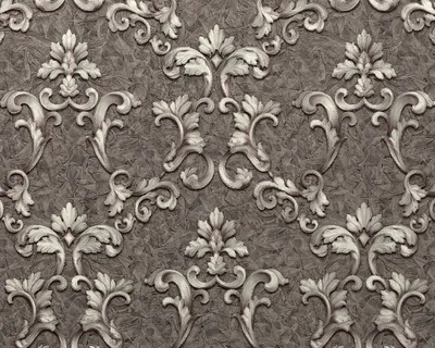 Produktbild von EDEM 9085-29 Barock Vliestapete Floral schimmernd grau silber platin 10,65 m2