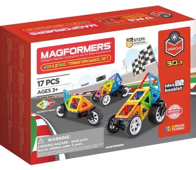 Produktbild von MAGFORMERS magnetisches Konstruktionsspielzeug Transform Wheel Set Auto