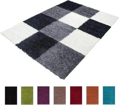 Produktbild von Ayyildiz Hali LIFE601101501BLACK, Teppich, Polypropylen (PP), Schwarz, Rechteck, 600 mm, 1100 mm