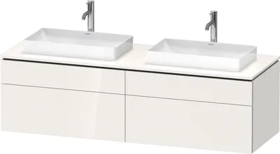 Produktbild von DURAVIT LC4873B85850000 Konsolen-WTU wh. L-Cube 550x1600x482m