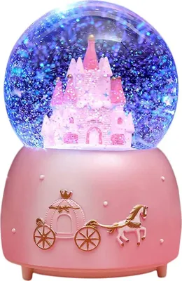 Produktbild von Musikalische Kristallkugel – 360° Drehfunktion + Musik, Glas + Kunstharz, ideal als Geschenk