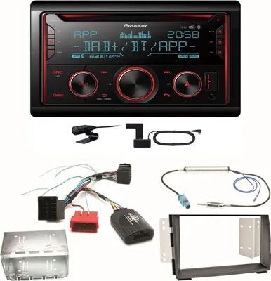 Produktbild von Pioneer FH-S820DAB Digitalradio Bluetooth FLAC USB MP3 Einbauset für Kia Venga