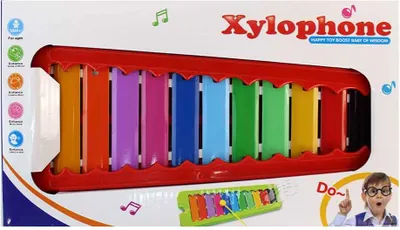 Produktbild von Xylophon Spielzeug bunt - ca. 32 cm - ab 18 Monate