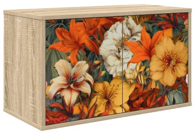 Immagine prodotto di vidaXL Mobile TV a parete GENNEP, 69 x 33 x 40 cm, effetto legno Sonoma