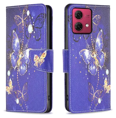 Obrázok produktu pre Puzdro na mobilný telefón Motorola Moto G84 5G z umelej kože v tvare knihy, motív 6, puzdro, ochranné puzdro