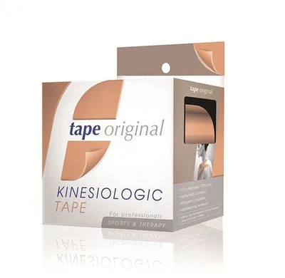 Produktbild von Kinesiologic tape original 5 cmx5 m beige 1 St