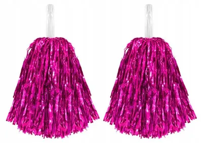 Produktbild von PartyPal Cheerleader-Pompons Pink 2 Stück Set