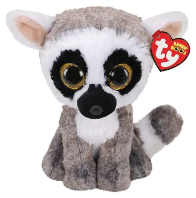 Zdjęcie produktu dla TY Beanie Boo średnia 24 cm Linus Lemur