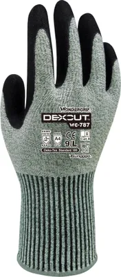 Obrázok produktu pre Pracovné rukavice odolné proti porezaniu WONDER GRIP DEXCUT WG-787 Nitril na Elastane 10/XL