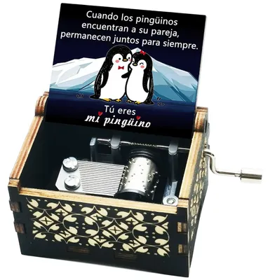 Spieluhr Pinguin – Musikdose "You Are My Sunshine", 6,4 cm