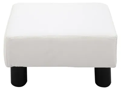 Produktbild von HOMCOM Fußhocker Sitzhocker Hocker Bank Sitzbank Chesterfield aus Kunstleder