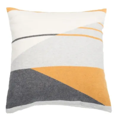 Produktbild von David Fussenegger Textil 797935, Anthrazit, Grau, Orange, Weiß, Baumwolle, Muster, Asymmetrisches Muster, Baumwolle 100%, Handwäsche