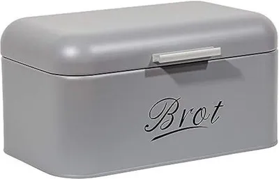 Produktbild von Brot Vorratsbox - Brot Aufbewahrungsbox - Vorratsbox Brot - Grau