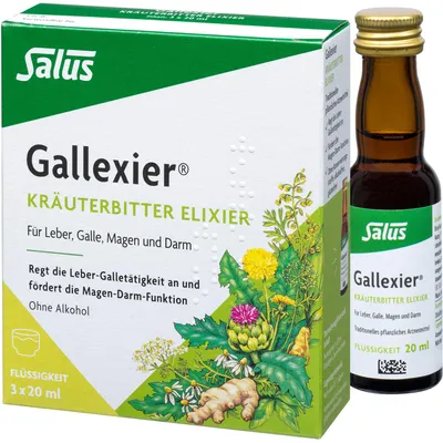 Productafbeelding van Salus Gallexier kruidenbitter, elixir, 60 ml oplossing