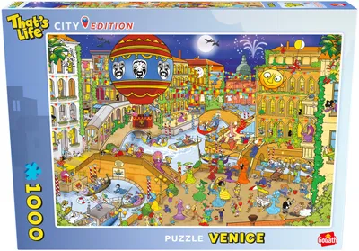 Obrázek produktu pro Goliath That's Life City Edition Venice, 1000 kusů, Město, 7 rok/roky