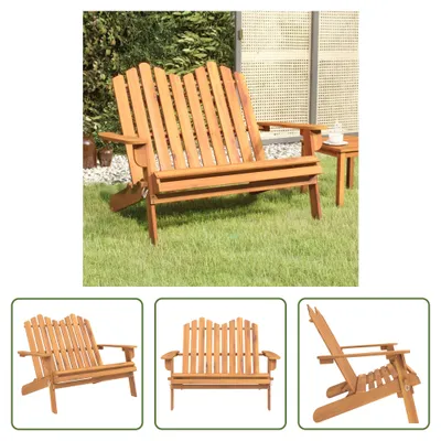 Immagine prodotto di The Living Store Adirondack-Gartenbank 126 cm Massivholz Akazie