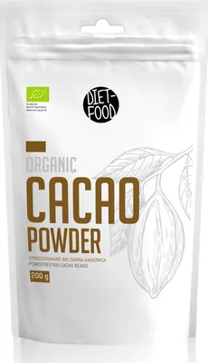 Produktbild von KAKAO W PROSZKU O OBNIŻONEJ ZAWARTOŚCI TŁUSZCZU  200 g - DIET-FOOD