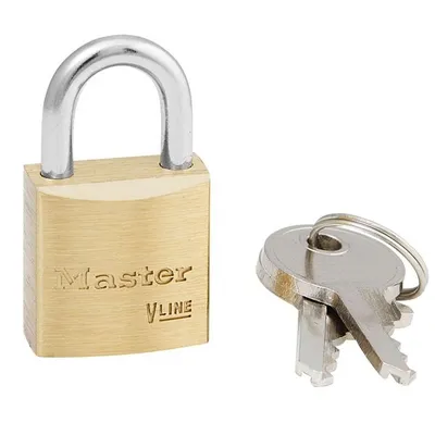 Image de Cadenas en laiton Master Lock à clé 4140 - 40 mm