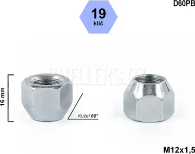 Produktbild von TIPTOP Radmutter M12 x 1,5 SW19