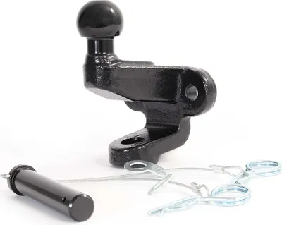 Produktbild von XPOtool Anhängerkupplung mit 50 mm Kugelkopf, 3,5 t Zugkraft, Anhängevorrichtung aus Stahl für Pkw Lkw Traktor, 2 Loch Anschraubplatte
