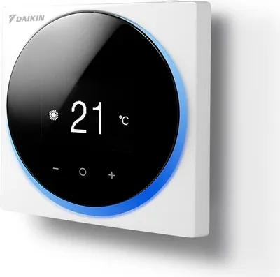 Produktbild von Daikin Kabel-Raumthermostat Madoka weiß BUS-Kommunikation Wärmepumpen mit MMI
