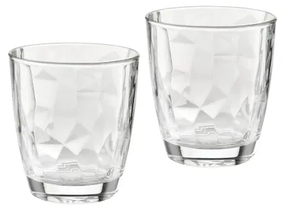 Produktbild von FC Schalke 04 Glas Diamond 2er-Set transparent STK