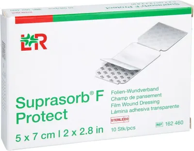 Image de Suprasorb F Protect pansement en film 5x7 cm 10 pces
