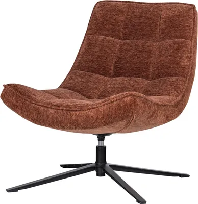 Produktbild von Maudi Drehsessel Chenille Strukturiert Braun
