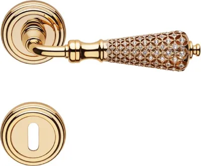 Immagine prodotto di Casa Padrino Set di maniglie barocche con cristallo Swarovski 14,5 cm - Italy