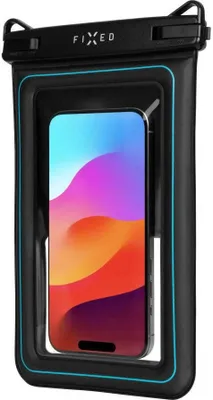 Zdjęcie produktu dla FIXED FIXFLT-M-BK, Etui zamykane, Uniwersalne, 19,1 cm (7.5"), Przezroczysty, Czarny