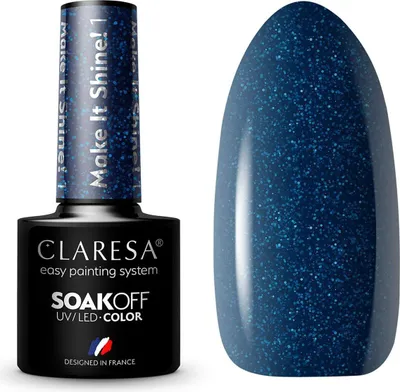 Image de Claresa Soak Off UV/LED Make It Shine ! Vernis hybride 1, 5 g